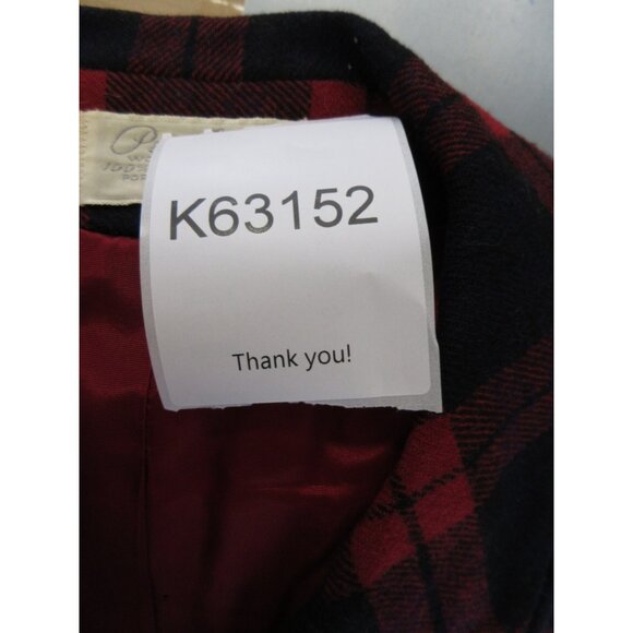 VINTAGE Pendleton Blazer 14 Virgin Wool Tartan Plaid 60s 70s Jacket - Picture 11 of 11